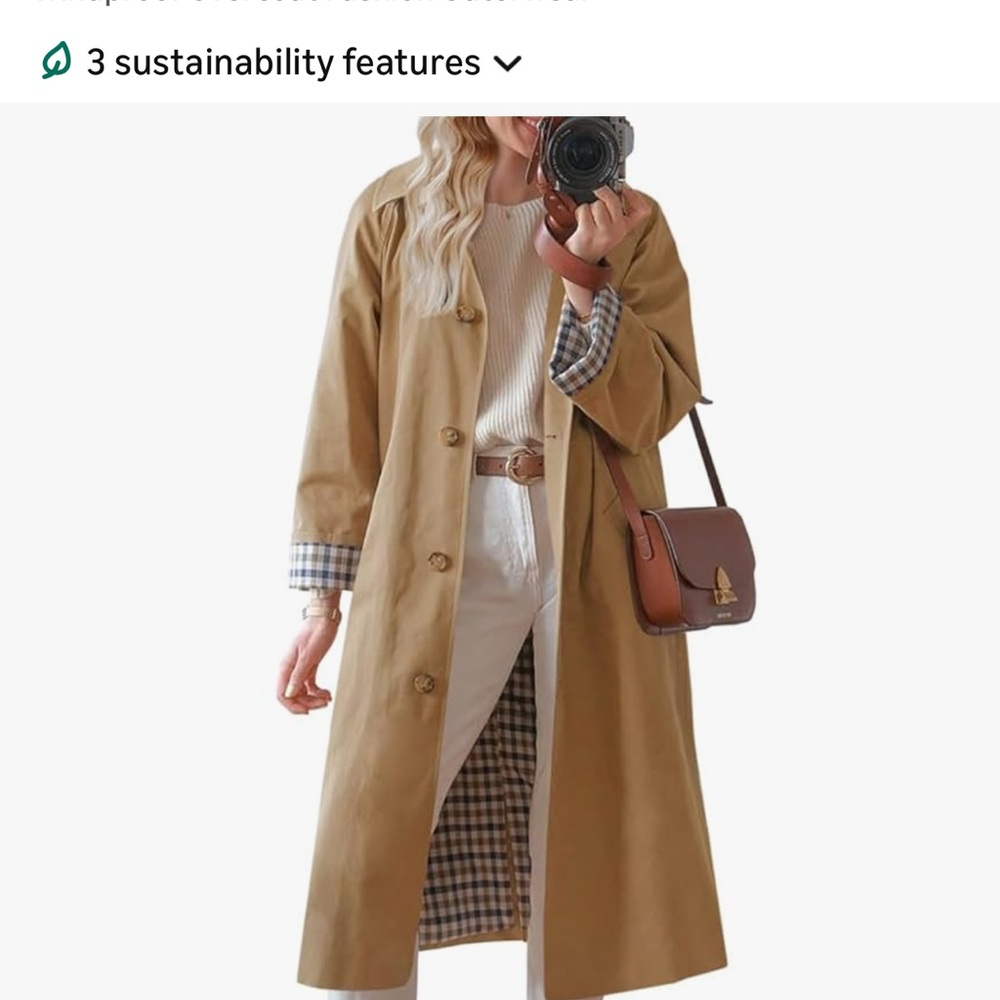 Classic Tan Women's Trench Coat